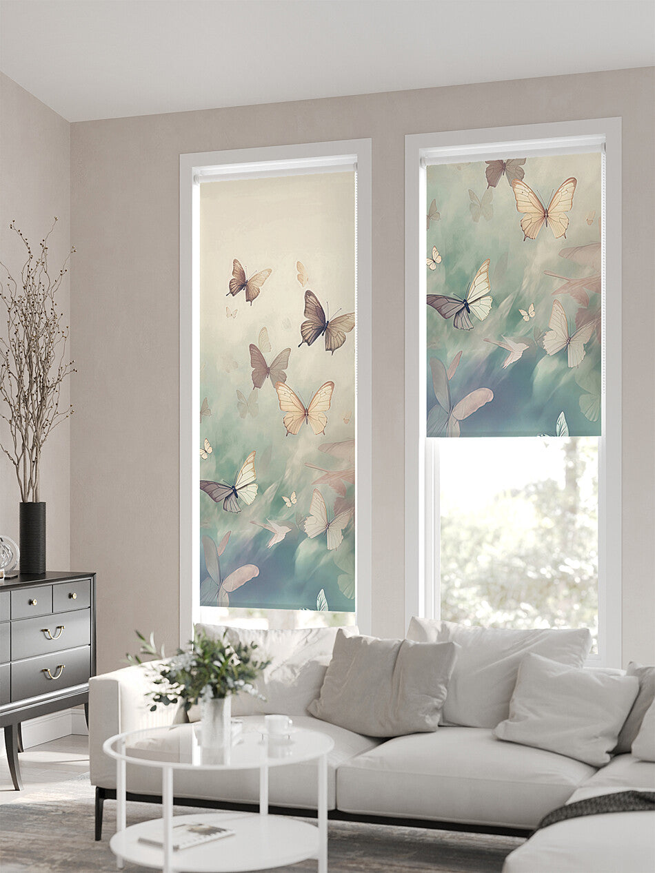 Roller blind with print