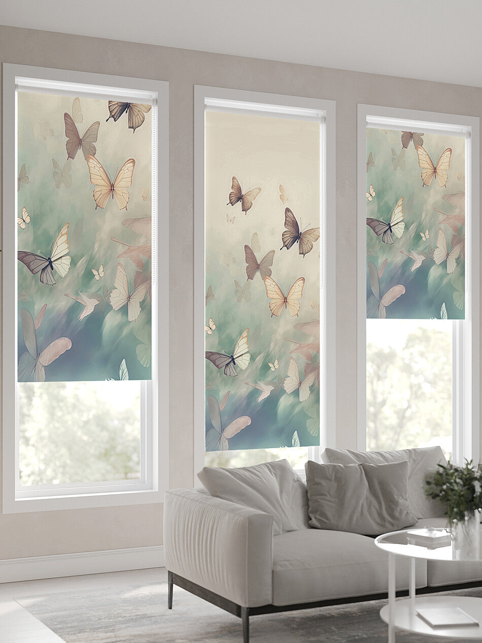 Roller blind with print