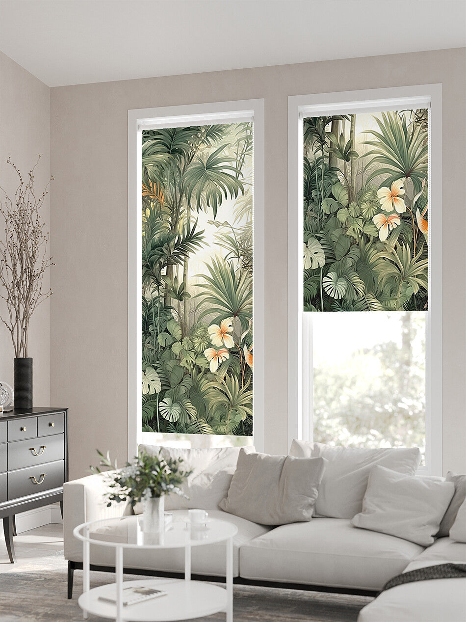Roller blind with print