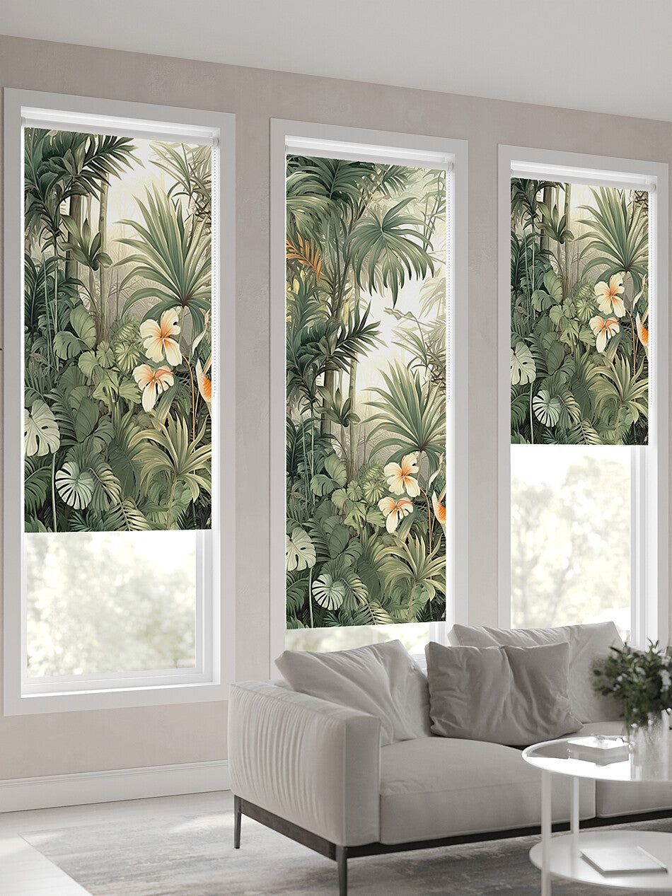 Roller blind with print